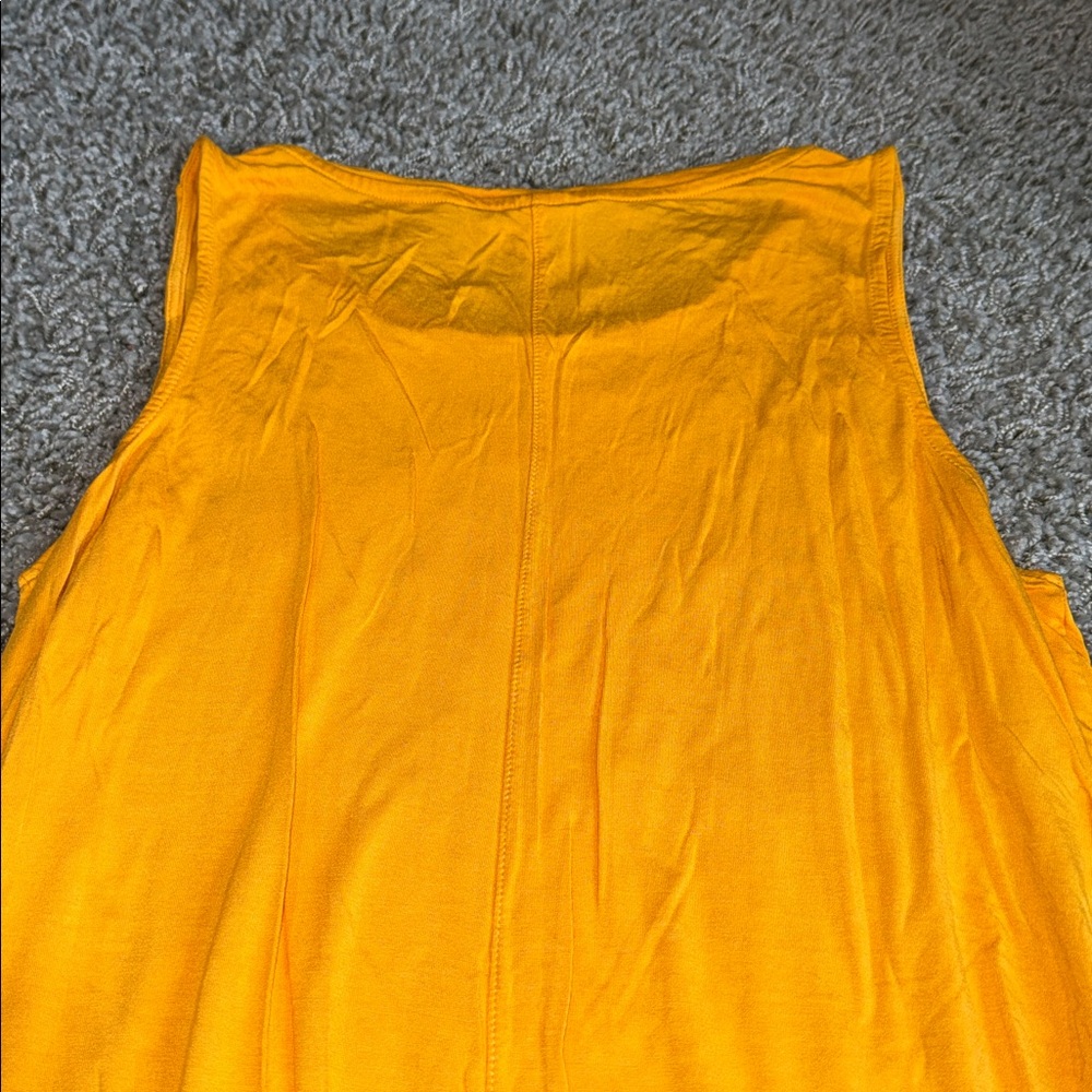 Old Navy Yellow Graphic Tank Top (XL) ☀️ - Picture 6 of 7